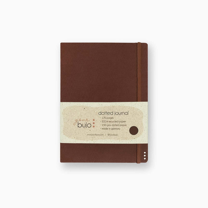Previous collection - Hand-drawn planner - Undated - 100% recycled paper - Brown