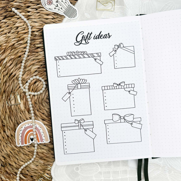 Gift ideas - Stick-in-page - 100% recycled paper