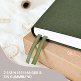 Hand-drawn planner - Undated - 100% recycled paper - Olive