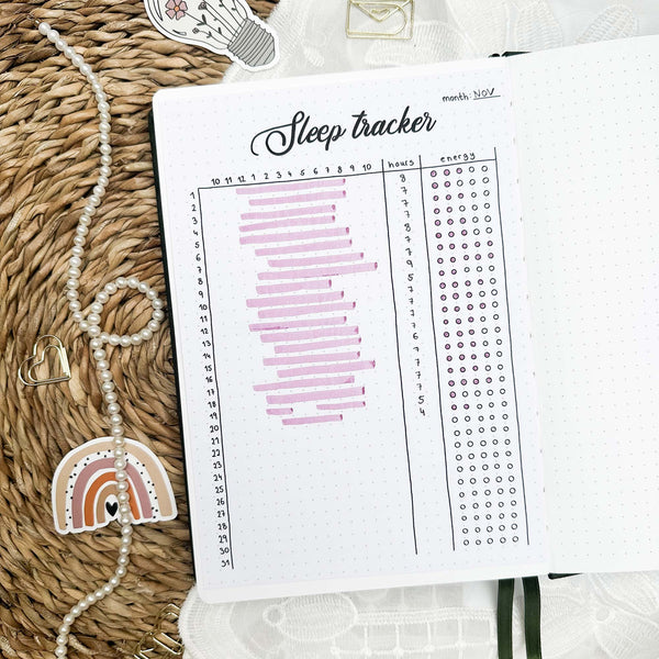 Sleep tracker - Stick-in-page - 100% recycled paper